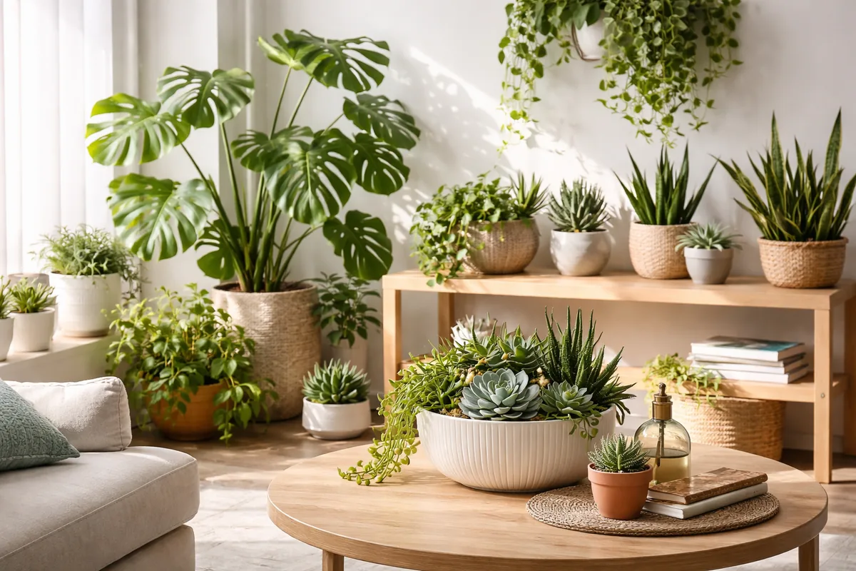 Comment créer un espace verdoyant avec des plantes d'intérieur et des succulentes