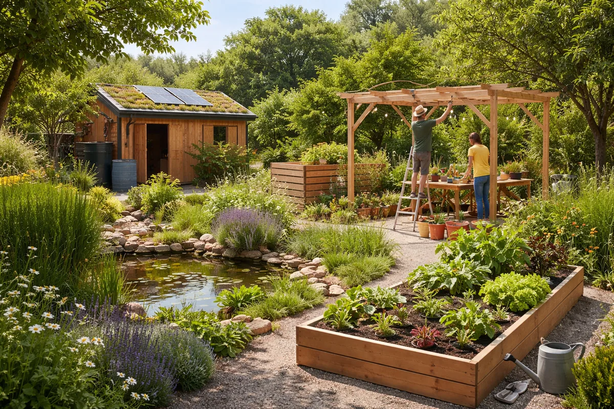 Comment réaliser des travaux de rénovation pour un jardin écologique